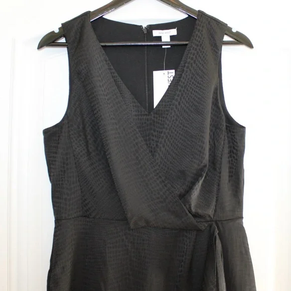 Nine West black snake print dress (women’s M) (NWT) - Picture 2 of 10